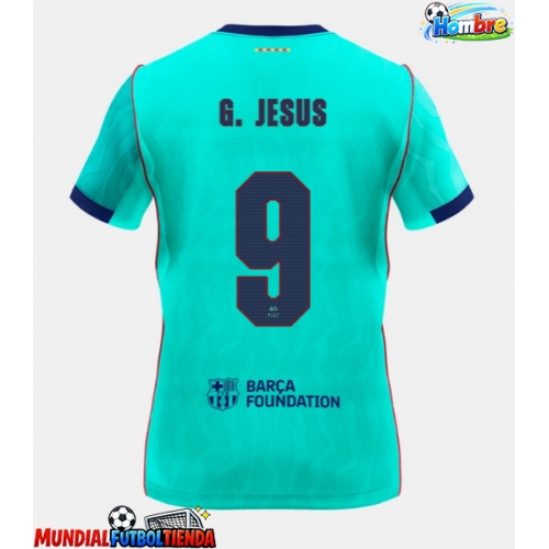 Camiseta Barcelona Gabriel Jesus #9 Tercera Equipación Replica 2026-27 mangas cortas